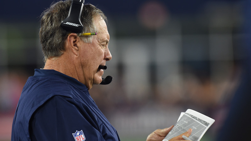 Patriots head coach Bill Belichick