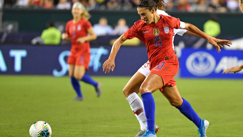 United States forward Carli Lloyd (10)