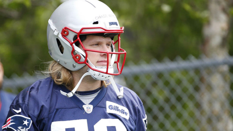 New England Patriots defensive end Chase Winovich