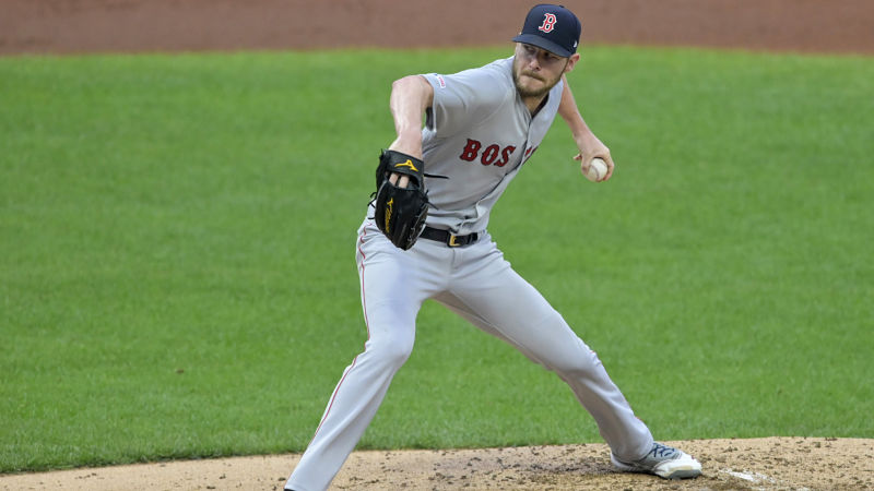 Boston Red Sox pitcher Chris Sale