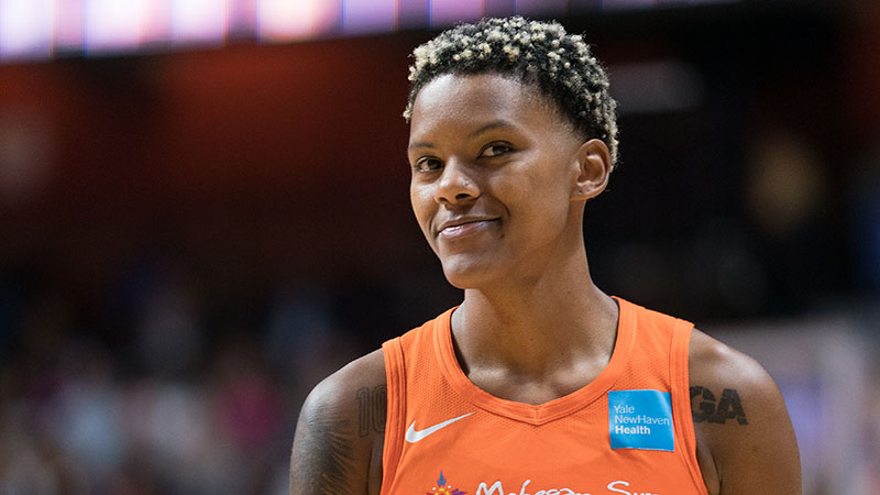 CT Sun guard Courtney Williams
