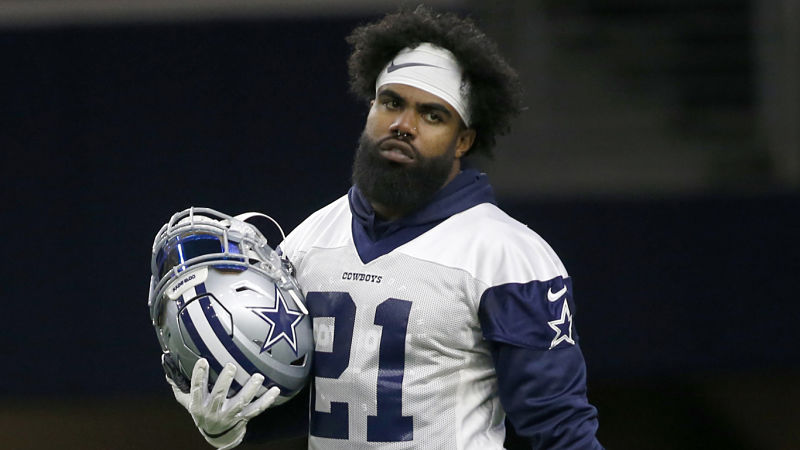 Dallas Cowboys running back Ezekiel Elliott