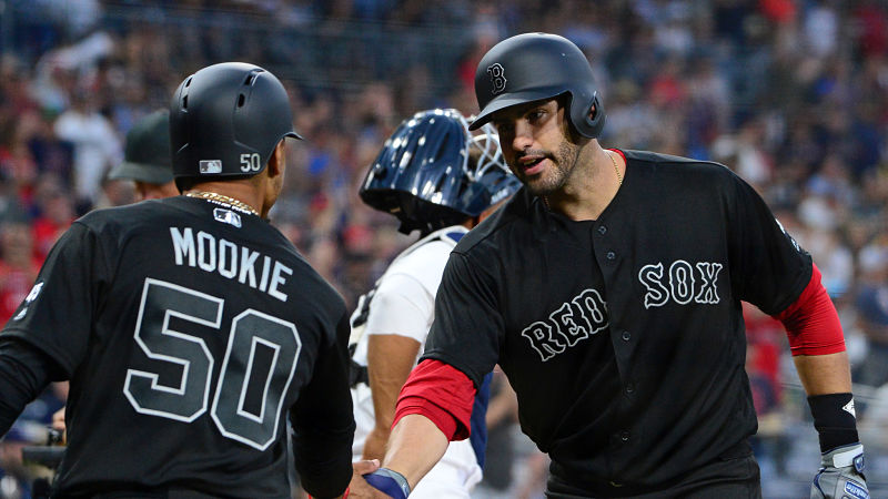 Boston Red Sox right fielder J.D. Martinez