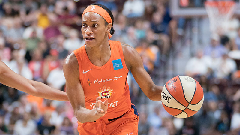 CT Sun guard Jasmine Thomas