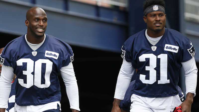 Patriots cornerbacks Jason McCourty, Jonathan Jones