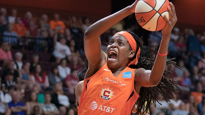 CT Sun center Jonquel Jones