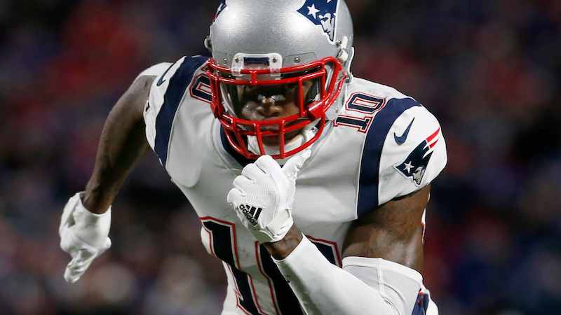 Patriots wide receiver Josh Gordon