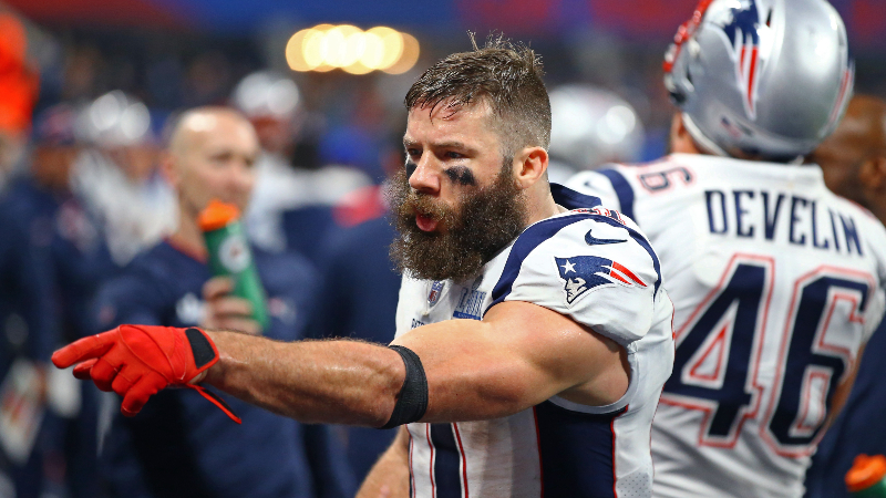 New England Patriots wide receiver Julian Edelman