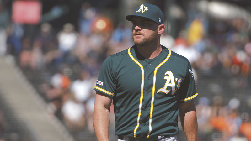 Oakland Athletics relief pitcher Liam Hendriks