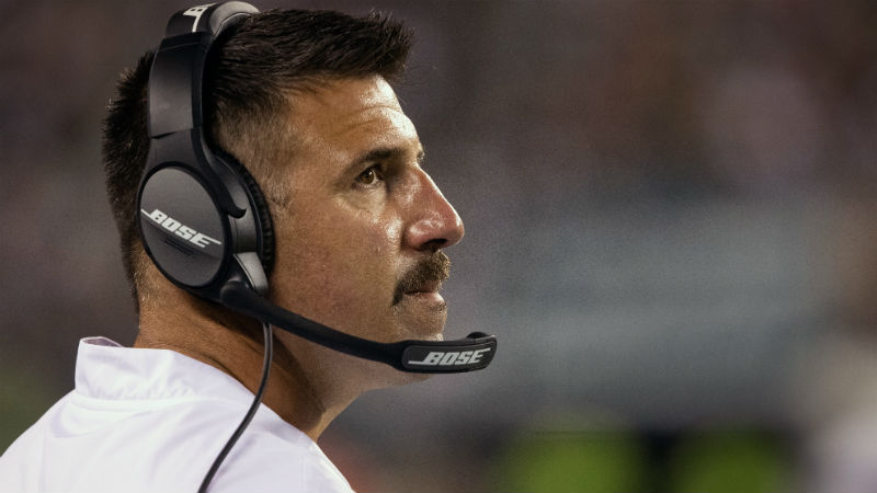 Tennessee Titans head coach Mike Vrabel