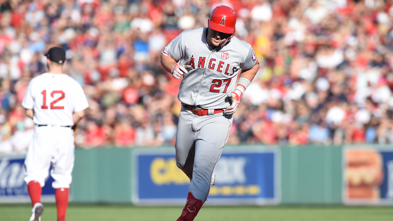 Los Angeles Angels Outfielder Mike Trout