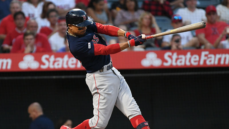 Boston Red Sox outfielder Mookie Betts