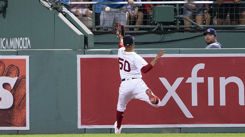 Boston Red Sox outfielder Mookie Betts