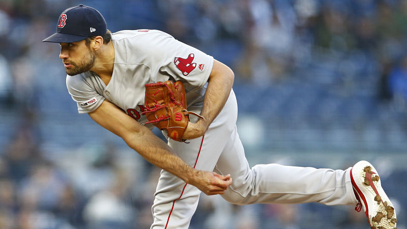 Boston Red Sox pitcher Nathan Eovaldi
