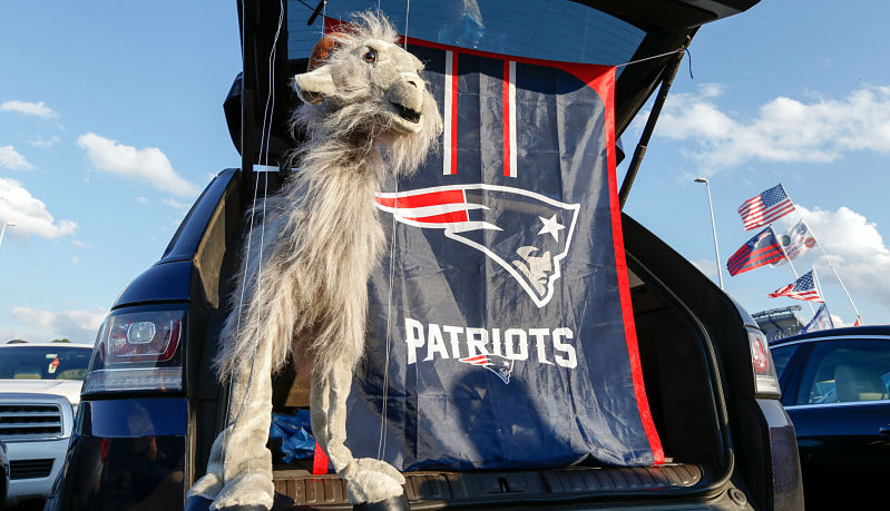 New England Patriots tailgate