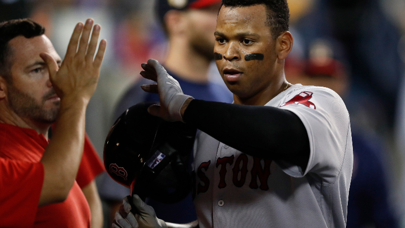 Boston Red Sox third baseman Rafael Devers