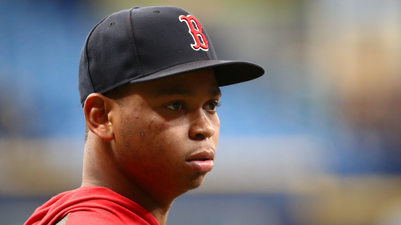 Boston Red Sox third baseman Rafael Devers