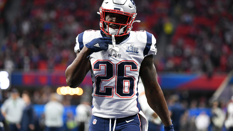 New England Patriots running back Sony Michel