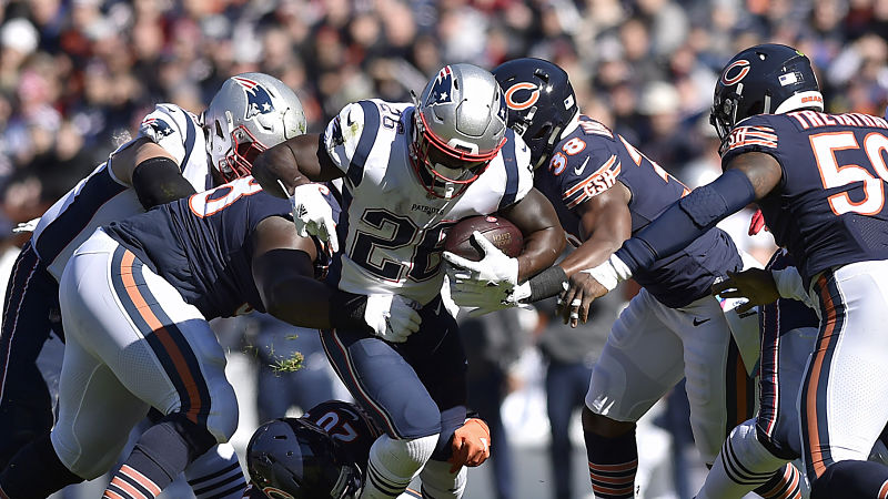 New England Patriots running back Sony Michel