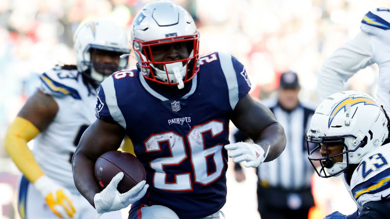 New England Patriots running back Sony Michel