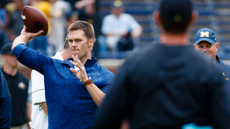 New England Patriots quarterback Tom Brady