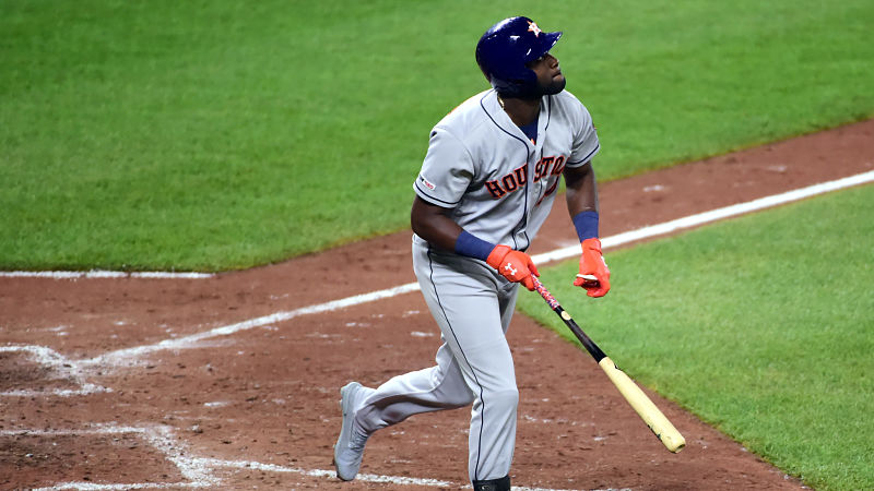 Houston Astros outfielder Yordan Alvarez