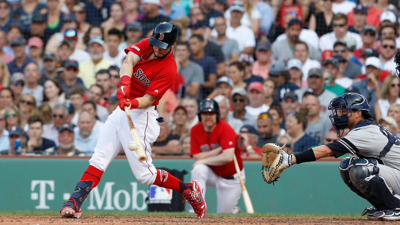 Boston Red Sox left fielder Andrew Benintendi