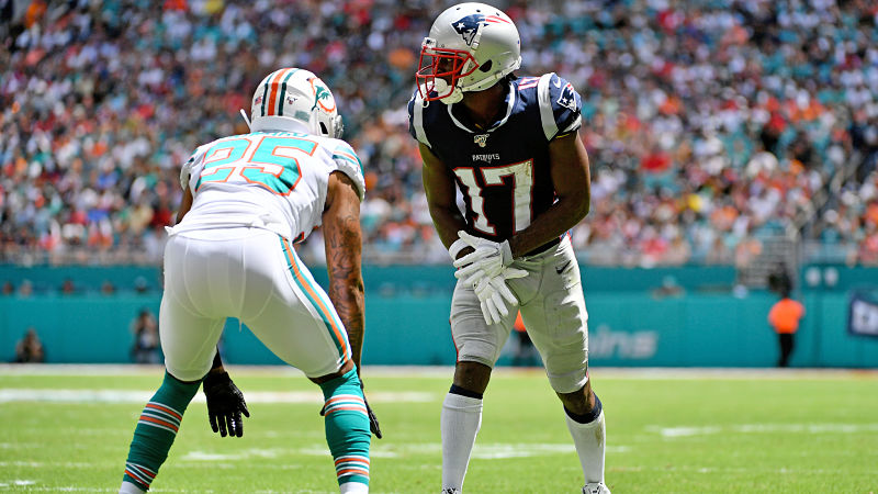 New England Patriots wide receiver Antonio Brown