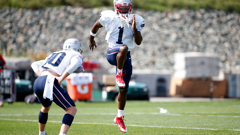 New England Patriots wide receiver Antonio Brown