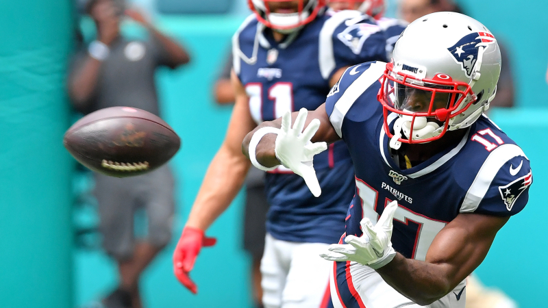 New England Patriots wide receiver Antonio Brown