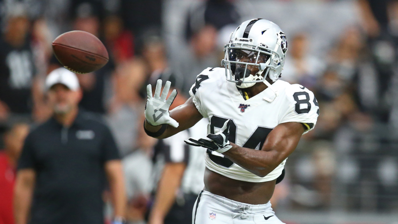 Oakland Raiders wide receiver Antonio Brown