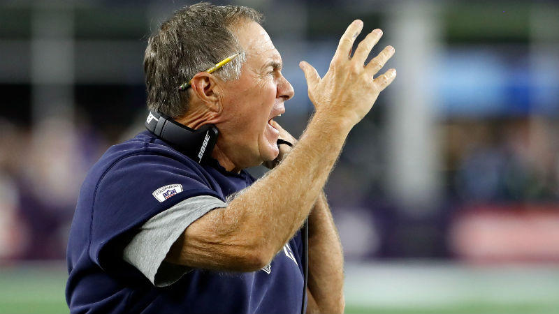 New England Patriots head coach Bill Belichick