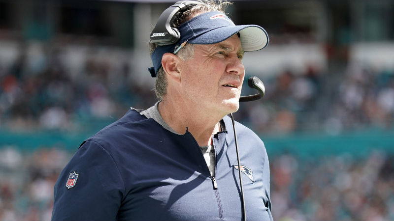 New England Patriots head coach Bill Belichick