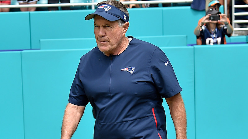 Patriots head coach Bill Belichick