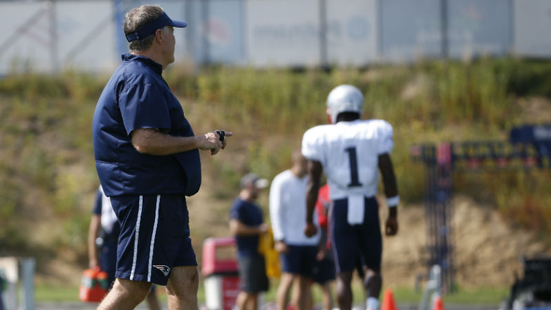 New England Patriots head coach Bill Belichick