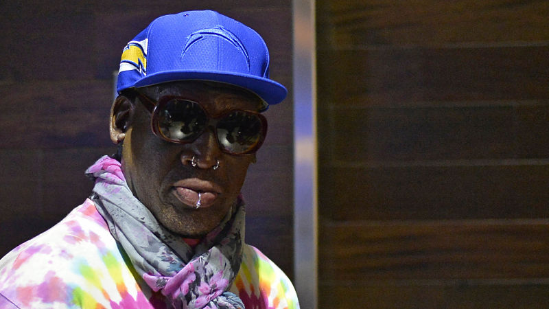 Former NBA player Dennis Rodman
