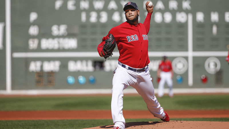 Boston Red Sox pitcher Eduardo Rodriguez