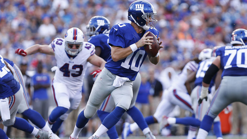New York Giants quarterback Eli Manning
