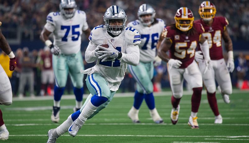 Dallas Cowboys running back Ezekiel Elliott