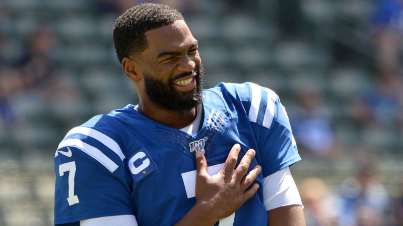 Indianapolis Colts quarterback Jacoby Brissett