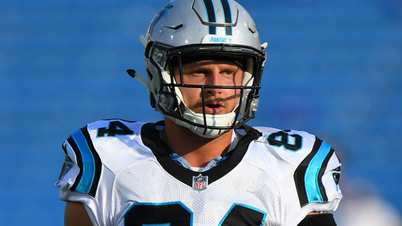 Carolina Panthers tight end Jason Vander Laan