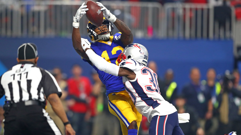 Los Angeles Rams Wide Receiver Brandin Cooks And New England Patriots Cornerback Jason McCourty
