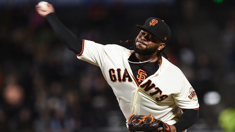 San Francisco Giants pitcher Johnny Cueto