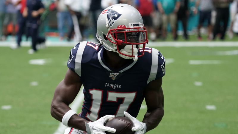 New England Patriots wide receiver Antonio Brown