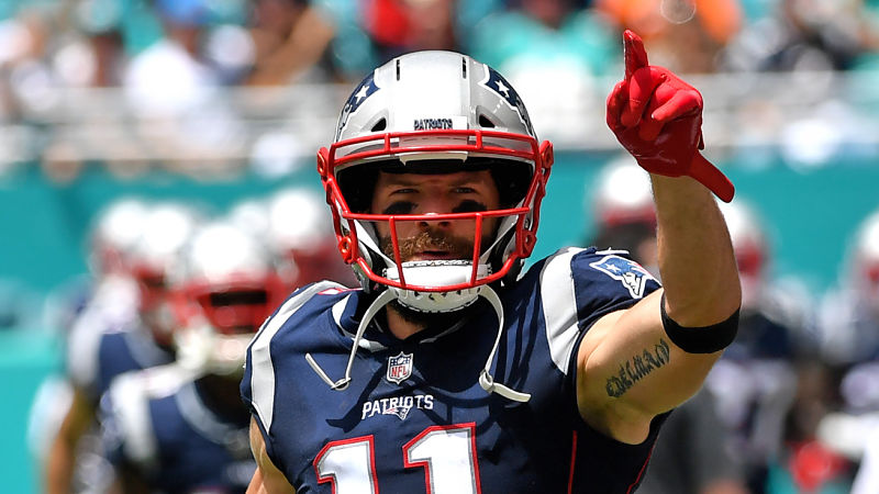 New England Patriots wide receiver Julian Edelman