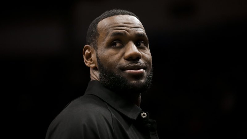 Lakers forward LeBron James