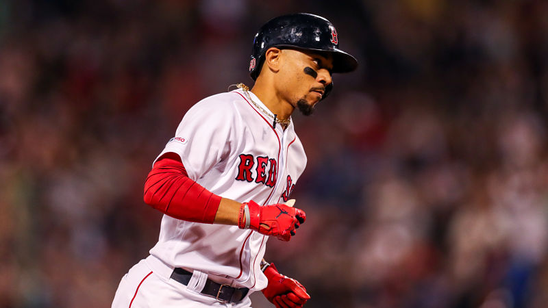 Boston Red Sox outfielder Mookie Betts