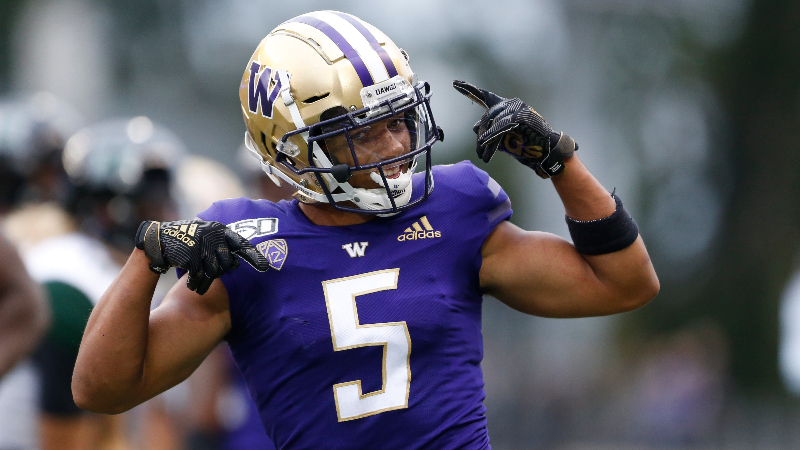 Washington Huskies defensive back Myles Bryant