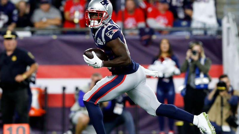 Patriots wide receiver Phillip Dorsett