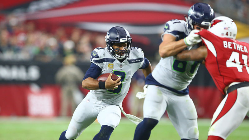 Seattle Seahawks quarterback Russell Wilson
